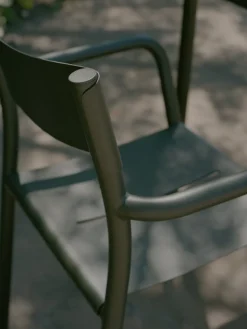 New Works May arm chair, dark green