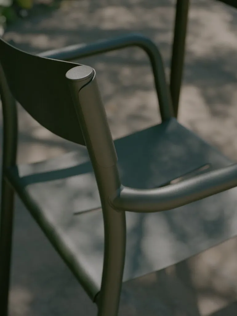 New Works May arm chair, dark green