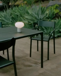 New Works May arm chair, dark green