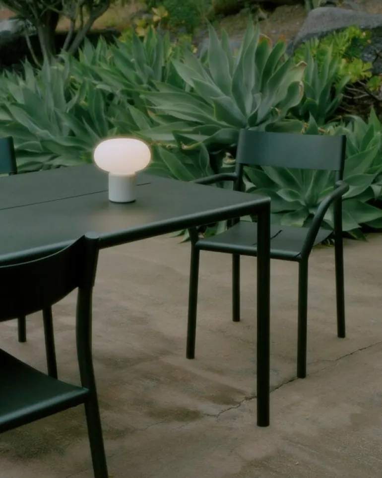 New Works May arm chair, dark green