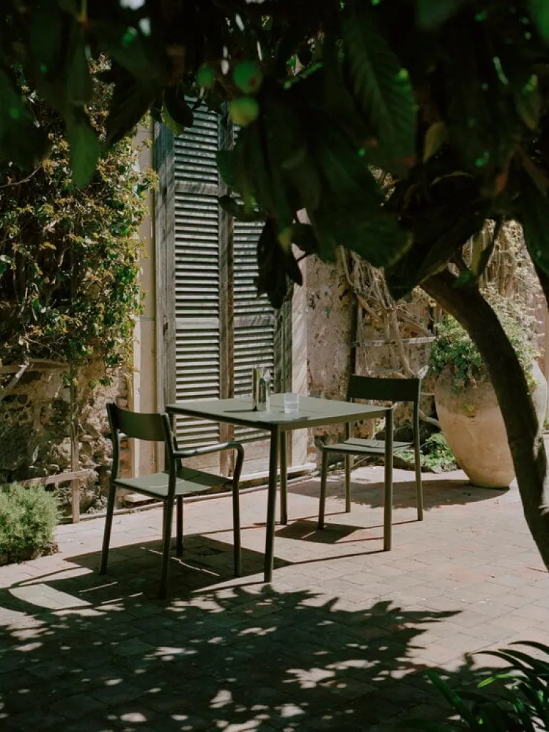 New Works May arm chair, dark green