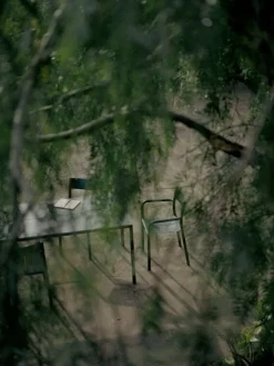 New Works May arm chair, dark green