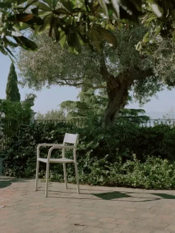 New Works May arm chair, light grey