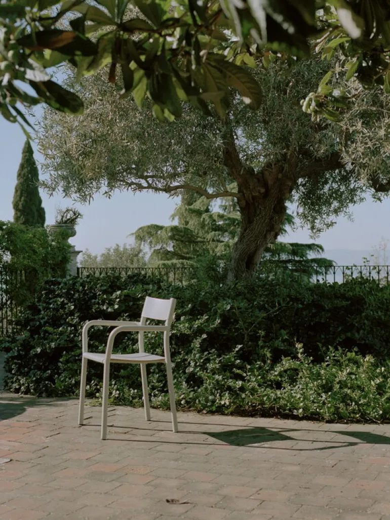 New Works May arm chair, light grey