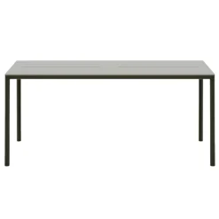 New Works May table, 170 x 85 cm, dark green