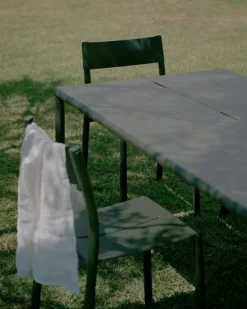 New Works May table, 170 x 85 cm, dark green