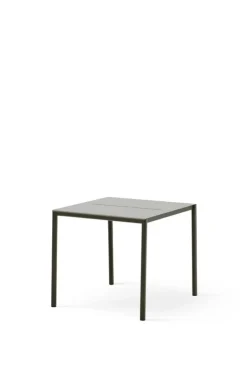 New Works May table, 85 x 85 cm, dark green
