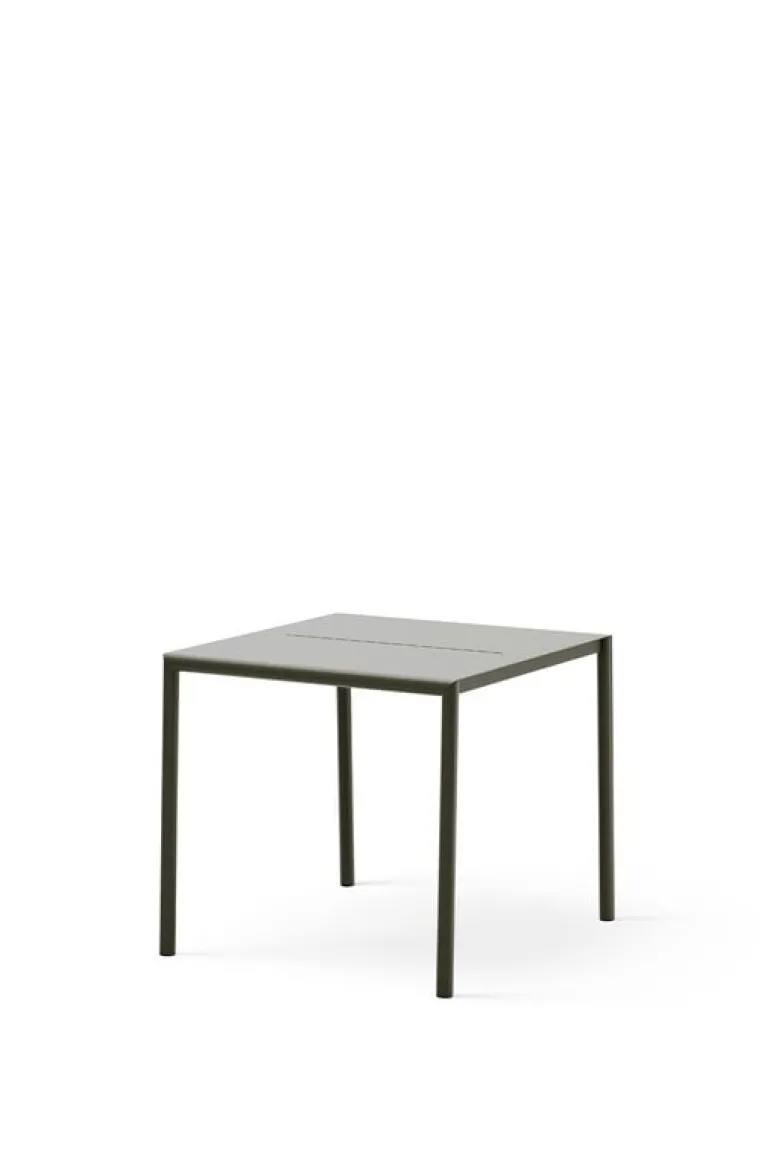 New Works May table, 85 x 85 cm, dark green
