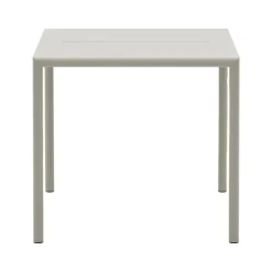 New Works May table, 85 x 85 cm, light grey