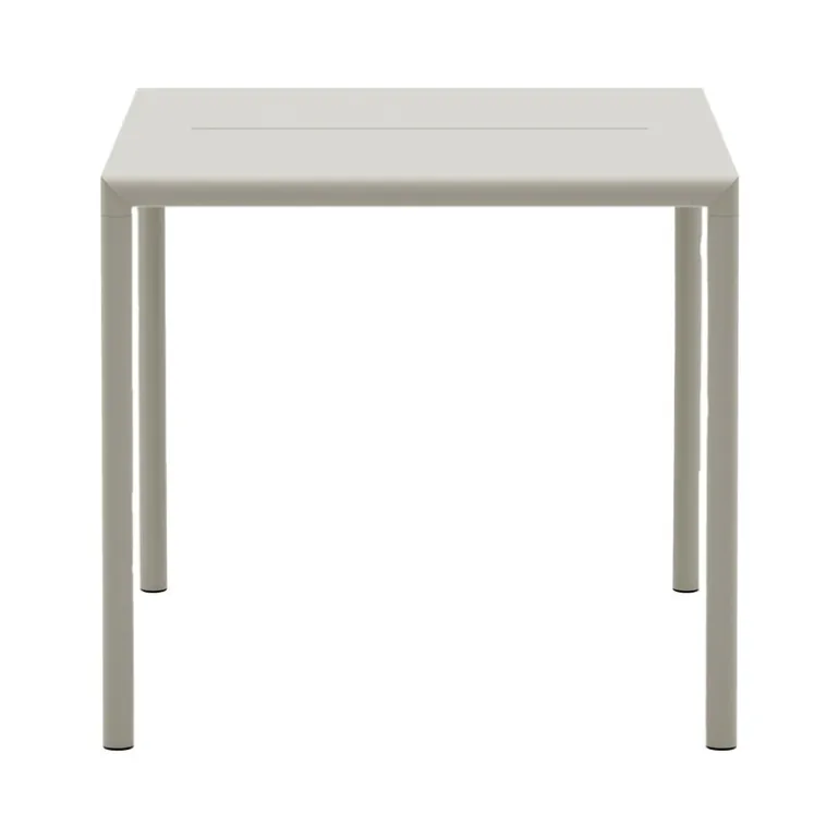 New Works May table, 85 x 85 cm, light grey