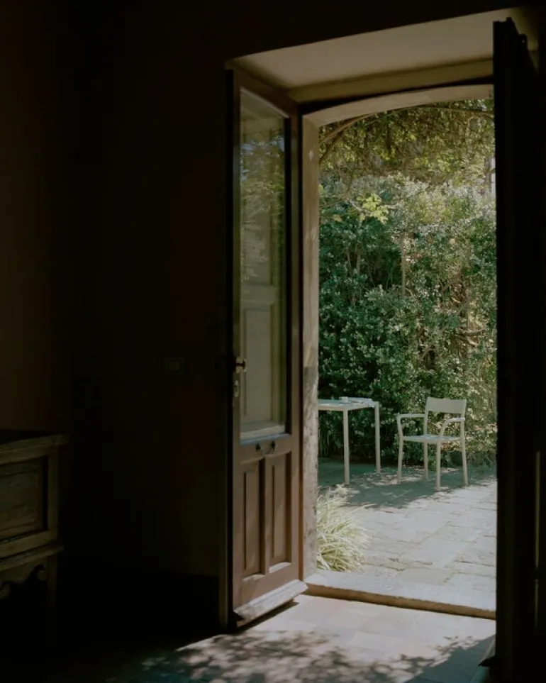 New Works May table, 85 x 85 cm, light grey