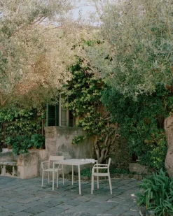 New Works May table, 85 x 85 cm, light grey