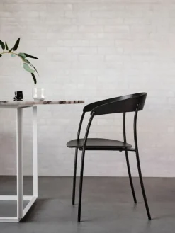 New Works Missing armchair, black