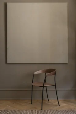 New Works Missing armchair, lacquered walnut - black