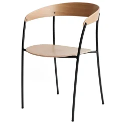 New Works Missing armchair, oak - black