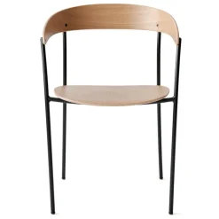 New Works Missing armchair, oak - black