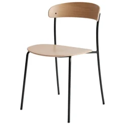 New Works Missing chair, oak - black