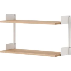 New Works New Works Wall shelf, 450, oak - white