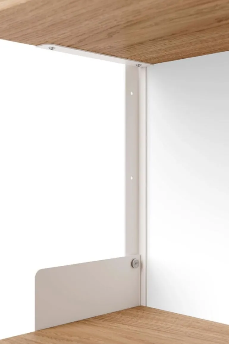 New Works New Works Wall shelf, 450, oak - white