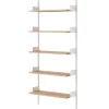 New Works New Works Wall shelf, 1900, oak - white