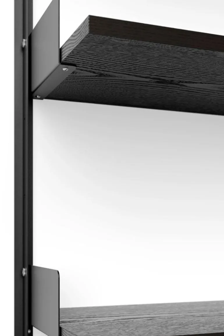 New Works New Works Wall shelf, 900, black ash - black