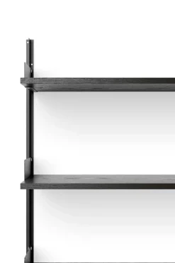 New Works New Works Wall shelf, 900, black ash - black