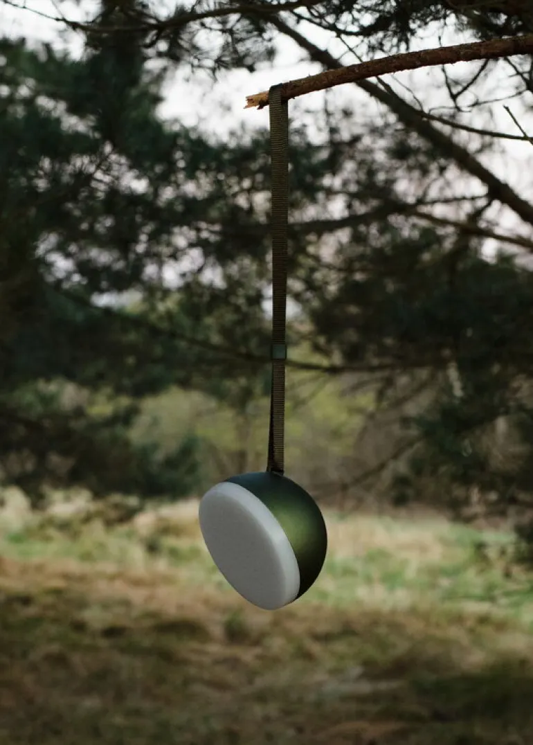 New Works Sphere portable lamp, green