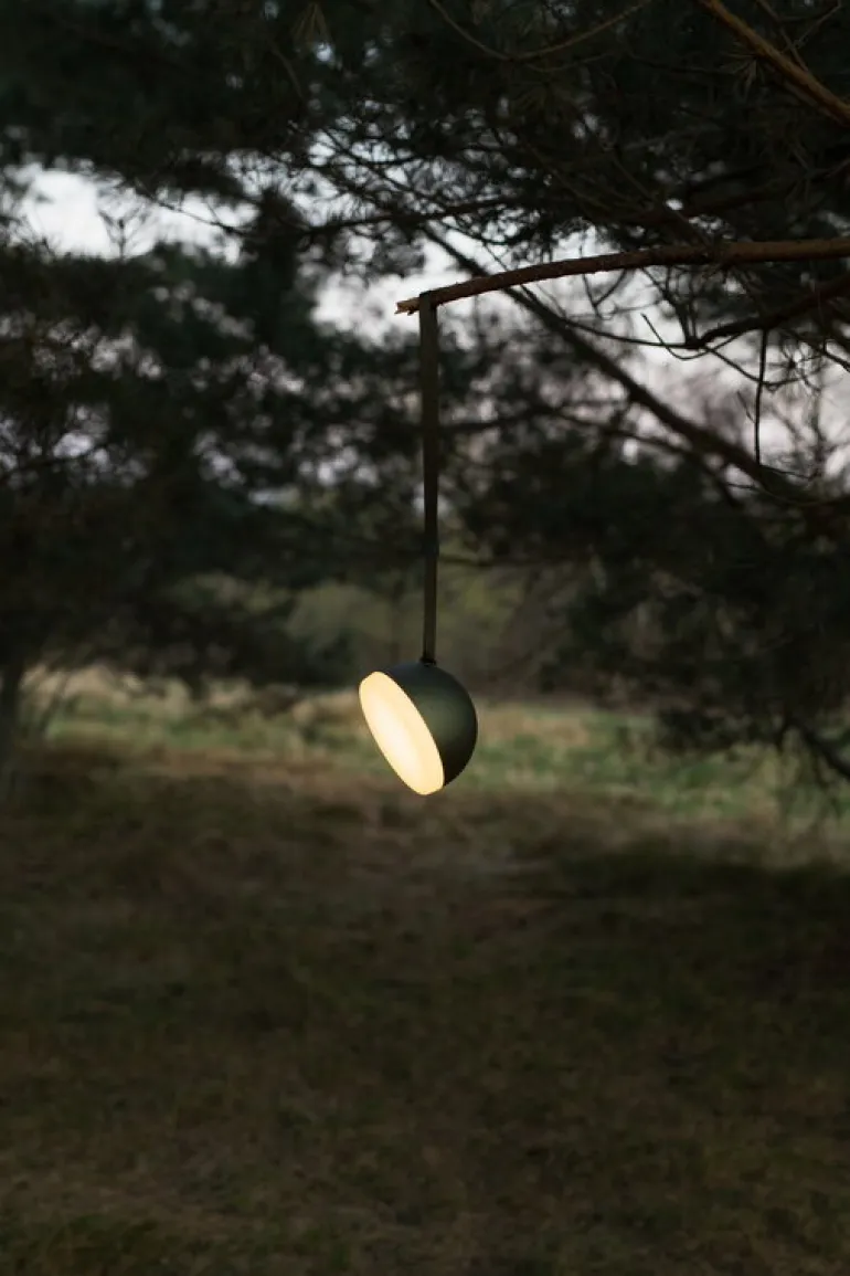 New Works Sphere portable lamp, green