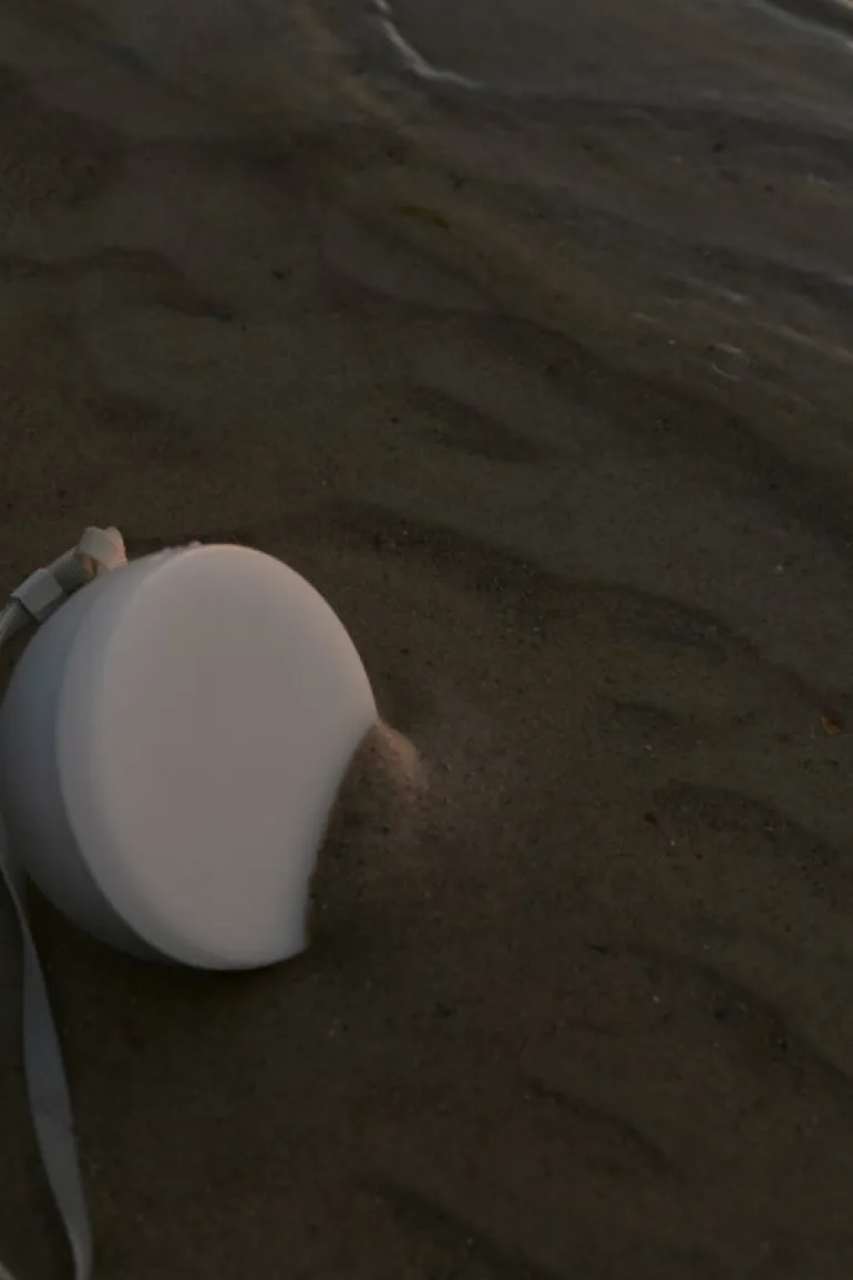 New Works Sphere portable lamp, warm grey