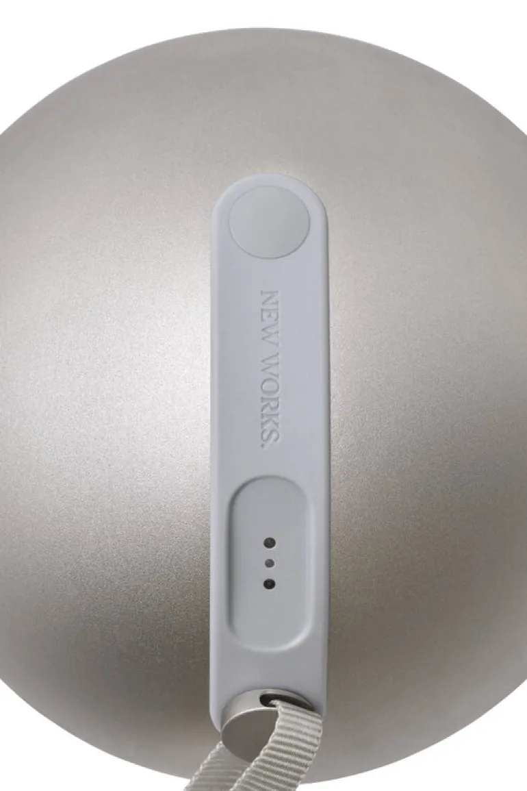 New Works Sphere portable lamp, warm grey