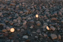 New Works Sphere portable lamp, warm grey