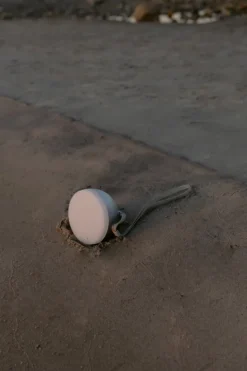 New Works Sphere portable lamp, warm grey