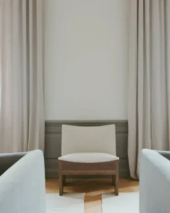 New Works Tenon lounge chair, fumed oak - Drake 002