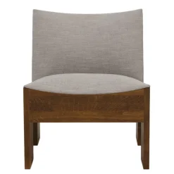 New Works Tenon lounge chair, fumed oak - Ruskin 033