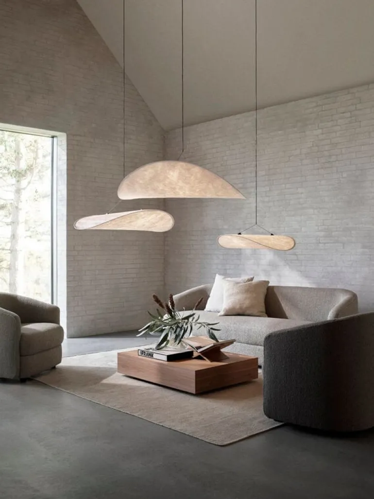 New Works Tense pendant, 120 cm, white