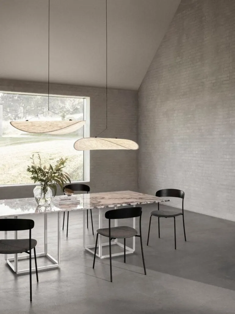 New Works Tense pendant, 120 cm, white