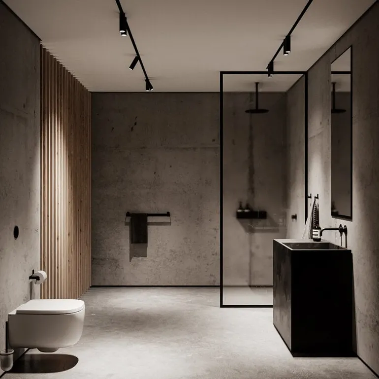 Nichba Bath Shelf 40, black