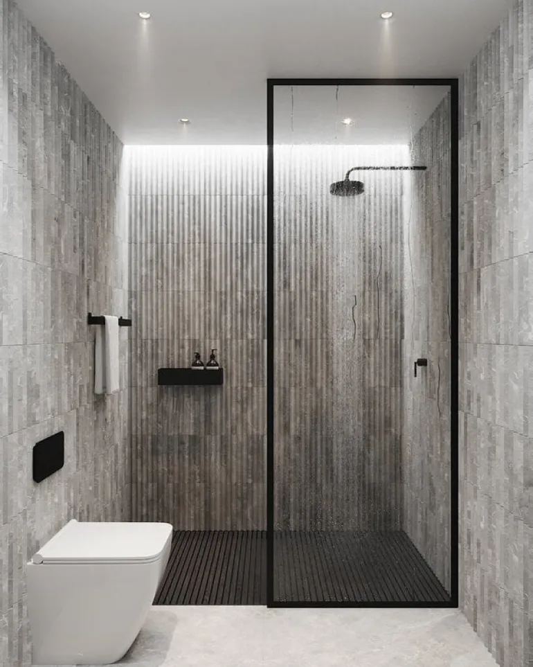 Nichba Bath Shelf 40, black