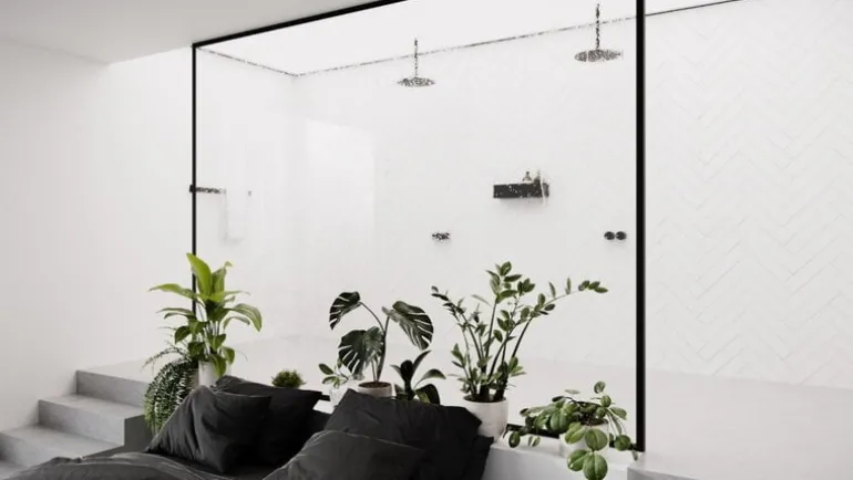 Nichba Bath Shelf 40, black