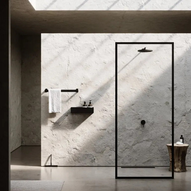 Nichba Bath Shelf 40, black