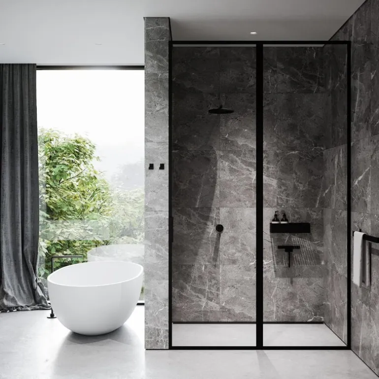 Nichba Bath Shelf 40, black