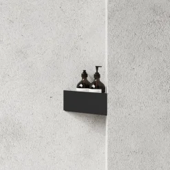 Nichba Bath Shelf Corner, black