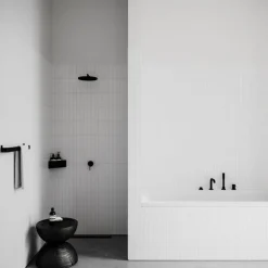 Nichba Bath Shelf Corner, black