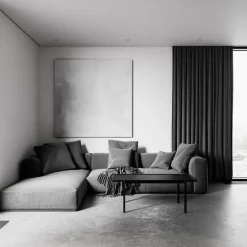 Nichba Coffee table, 115 x 55 cm, black