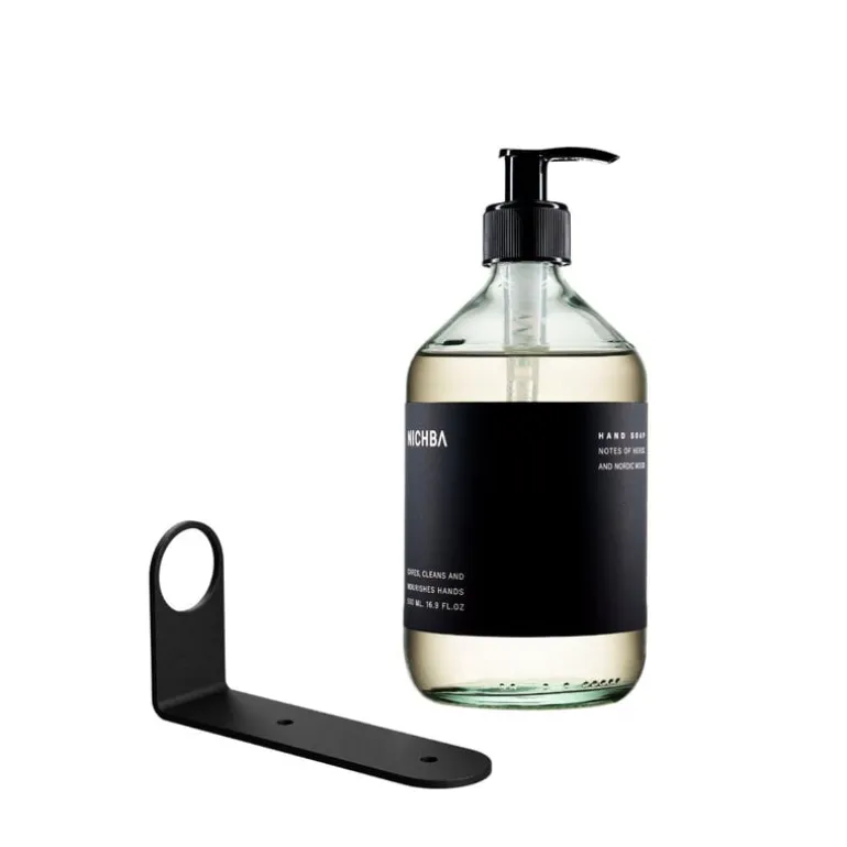 Nichba Hand soap holder, black
