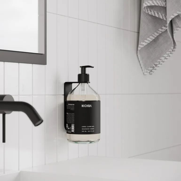 Nichba Hand soap holder, black