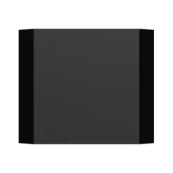 Nichba Paper dispenser with lid, black