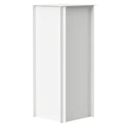 Nichba Pedestal 65 side table, white