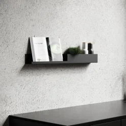 Nichba Shelf L40 wall shelf, black