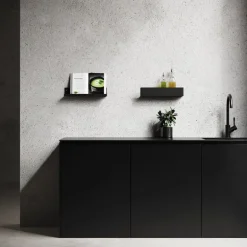 Nichba Shelf L40 wall shelf, black